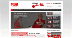 Desktop Screenshot of mastersken.com